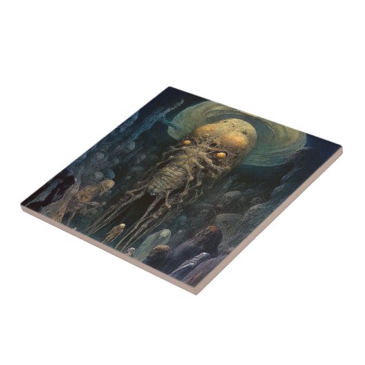 悪魔のエイリアン地下生き物 タイル (側面)