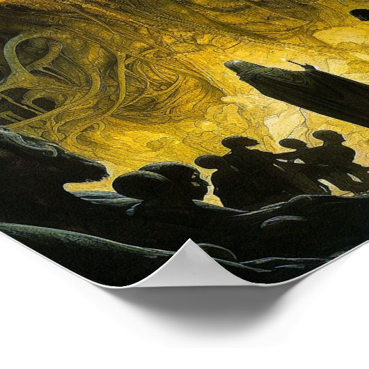 悪魔のエイリアン地下生き物 ポスター (角)