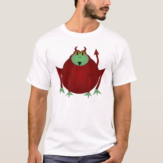 悪魔のカエル Tシャツ (正面)
