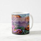 悪魔のカボチャの妖精 コーヒーマグカップ (正面右)