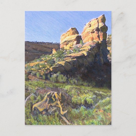 悪魔のキッチン 色鉛筆画 ポストカード (正面)