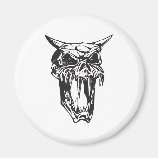 悪魔のスカル マグネット
