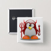 悪魔のタキシード(Linuxのタキシード) 缶バッジ (正面&裏面)