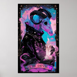 悪魔のタロットカードウィッチーのポスター ポスター