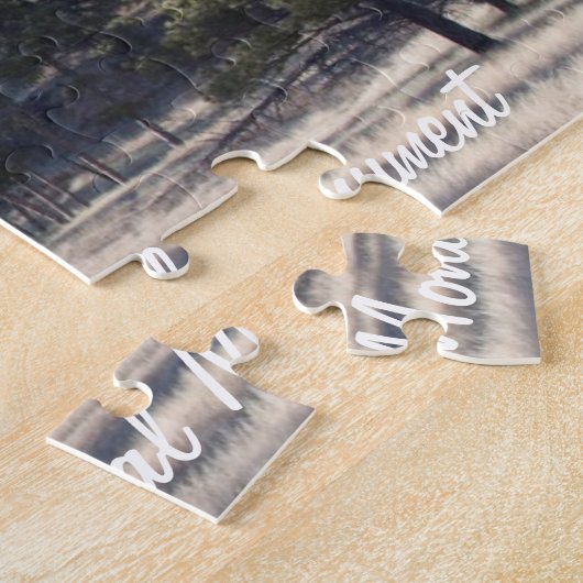 悪魔のタワーの国有記念物の写真をカスタマイズ ジグソーパズル (側面)