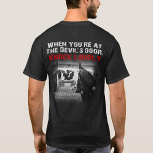 悪魔のドアの攻撃開始日の記念物のワイシャツ Tシャツ
