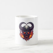 悪魔のドクロ炎上 コーヒーマグカップ (中央)