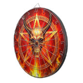 悪魔のドクロ的板 ダーツボード (正面右)
