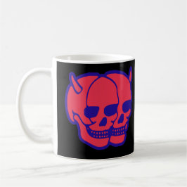 悪魔のドクロ ゴシック オルタナティブ パンク 美意識 ダーク コーヒーマグカップ