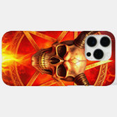 悪魔のドクロ iPhone / iPad カバー (裏面 (横))