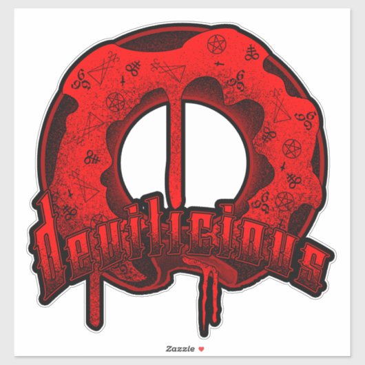 悪魔のドーナツ シール (シート)