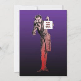 悪魔のハロウィンパーティー招待状 招待状