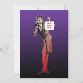 悪魔のハロウィンパーティー招待状 招待状