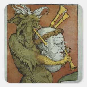 悪魔のバグパイプとしてLuther、c.1535 スクエアシール
