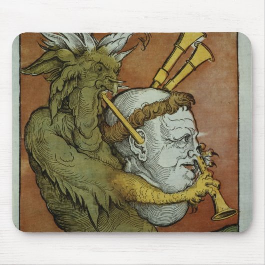 悪魔のバグパイプとしてLuther、c.1535 マウスパッド (正面)