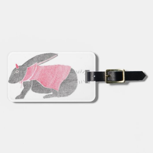 悪魔のバニー ラゲッジタグ (正面横)