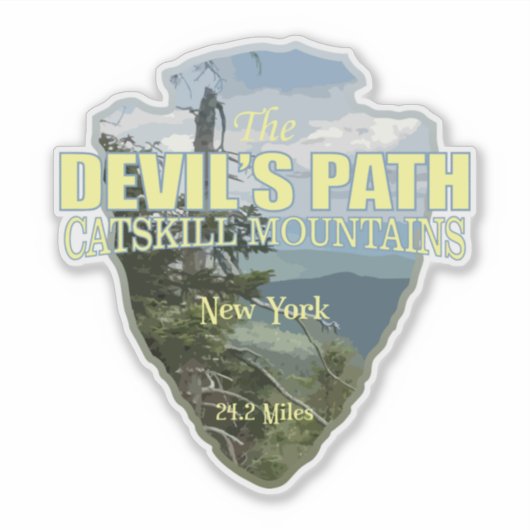 悪魔のパス（矢印） シール (正面)