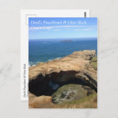 悪魔のパンクボウル&オッタロック、または ポストカード (正面/裏面)