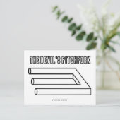 悪魔のピッチフォーク（幻視） ポストカード (スタンド正面)