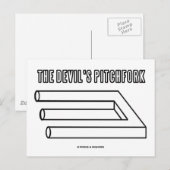 悪魔のピッチフォーク（幻視） ポストカード (正面/裏面)