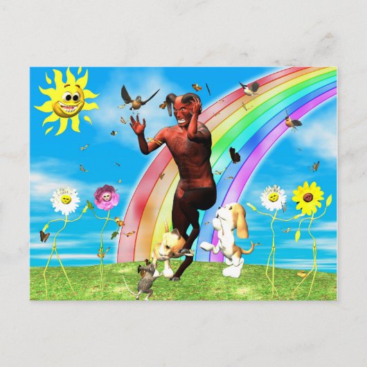 悪魔のプライベートヘック ポストカード (正面)