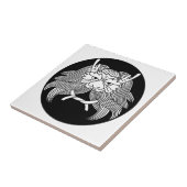悪魔のヘルメット タイル (側面)