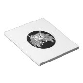 悪魔のヘルメット ノートパッド (アングル)