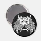 悪魔のヘルメット マグネット (正面/裏面)