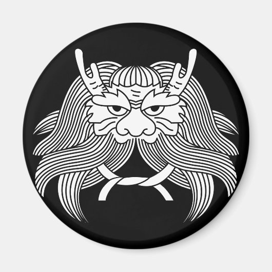 悪魔のヘルメット マグネット (正面)