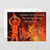 悪魔のメッセージ ポストカード (正面/裏面)