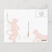 悪魔のメッセージ ポストカード (裏面)