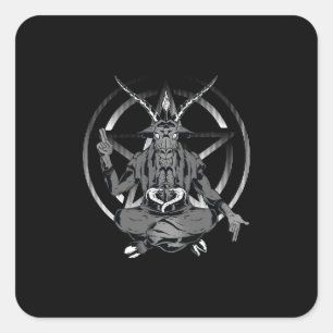 悪魔のヤギ スクエアシール