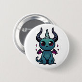 悪魔のユニコーン暗号ボタンをヘルホルン 缶バッジ (正面&裏面)