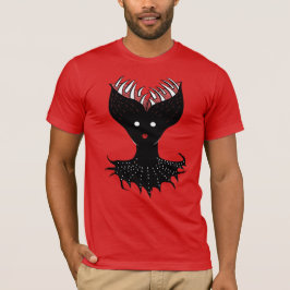 悪魔の不気味なモンスターハロウィーン Tシャツ