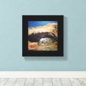 悪魔の丼 キャンバスプリント (インサイチュ (ウッドフロア))