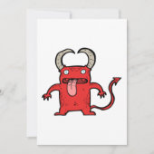 悪魔の動物 招待状 (正面)