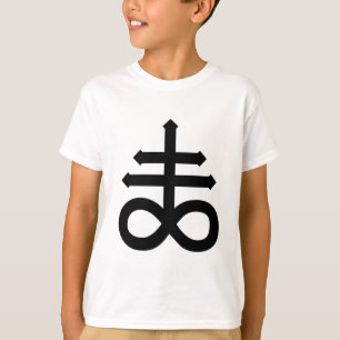 悪魔の十字シャツ Tシャツ