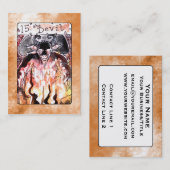 悪魔の占いカード 名刺 (正面/裏面)