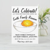 悪魔の卵 年次 BBQ ピクニック 家族再会 パーティー 招待状 (スタンド正面)