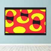 悪魔の卵 – Ken Gage抽象芸術アート キャンバスプリント (インサイチュ (ウッドフロア))