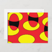 悪魔の卵 – Ken Gage抽象芸術アート ポストカード (正面/裏面)