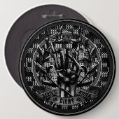 悪魔の右手 缶バッジ (正面&裏面)