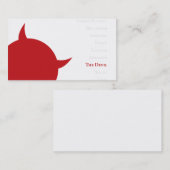 悪魔の名刺 名刺 (正面/裏面)