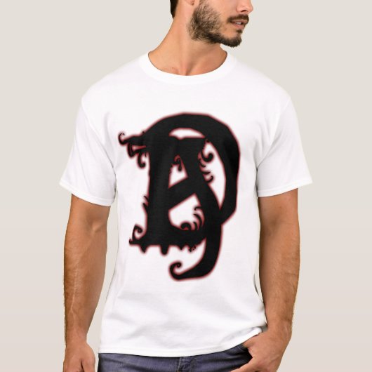 悪魔の告発人のロゴのワイシャツ Tシャツ (正面)