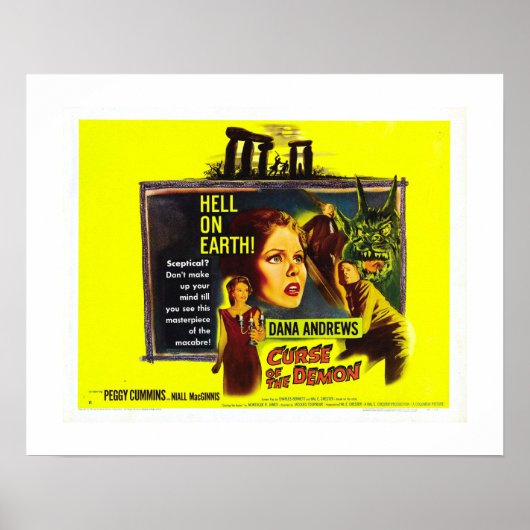 悪魔の呪い ポスター (正面)