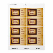 悪魔の喜びハロウィントリートベーキングラベル ラベル (フルシート)