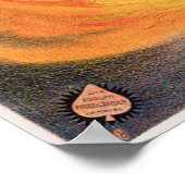 悪魔の地獄のヴィンテージ魔法法 ポスター (角)