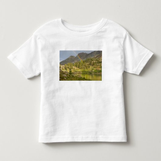 悪魔の城上の虹 セクレト湖, トドラーTシャツ (正面)