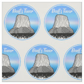 悪魔の塔の国家記念碑 ファブリック (見本)