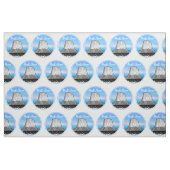 悪魔の塔の国家記念碑 ファブリック (ファットクウォーター)